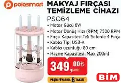 POLOSMART PSC64 MAKYAJ FIRÇASI TEMİZLEME CİHAZI